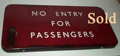 British Rail Screensavers - no entry for passengers