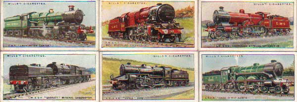 British Rail Screensavers - railway cigarette cards