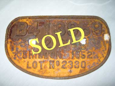 British Rail Screensavers - Shildon Wagon Plate